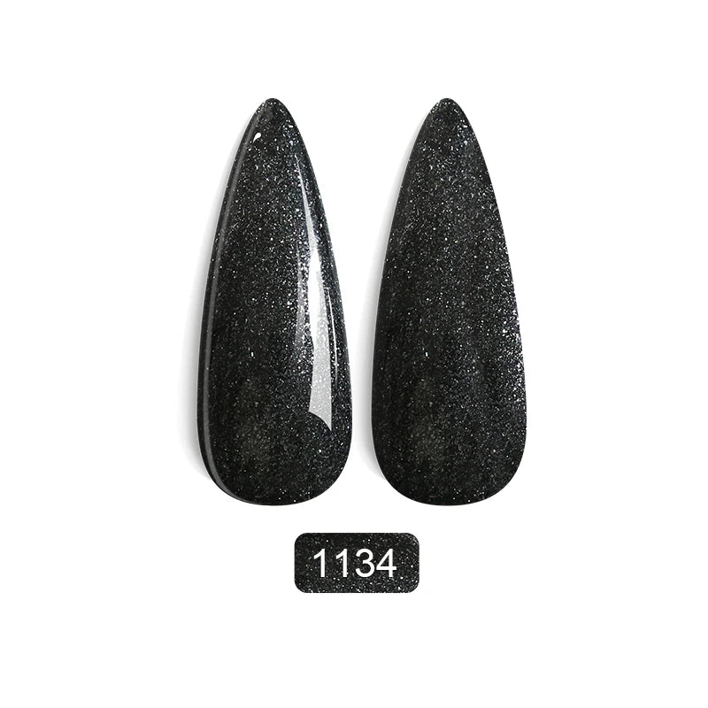 Rainbow Ghini Ultra Shiny Glitter Gel Nail Polish Semi-permanent Gellack UV Varnish Gold Silver Metal Gel Nail Art Wholesale Top