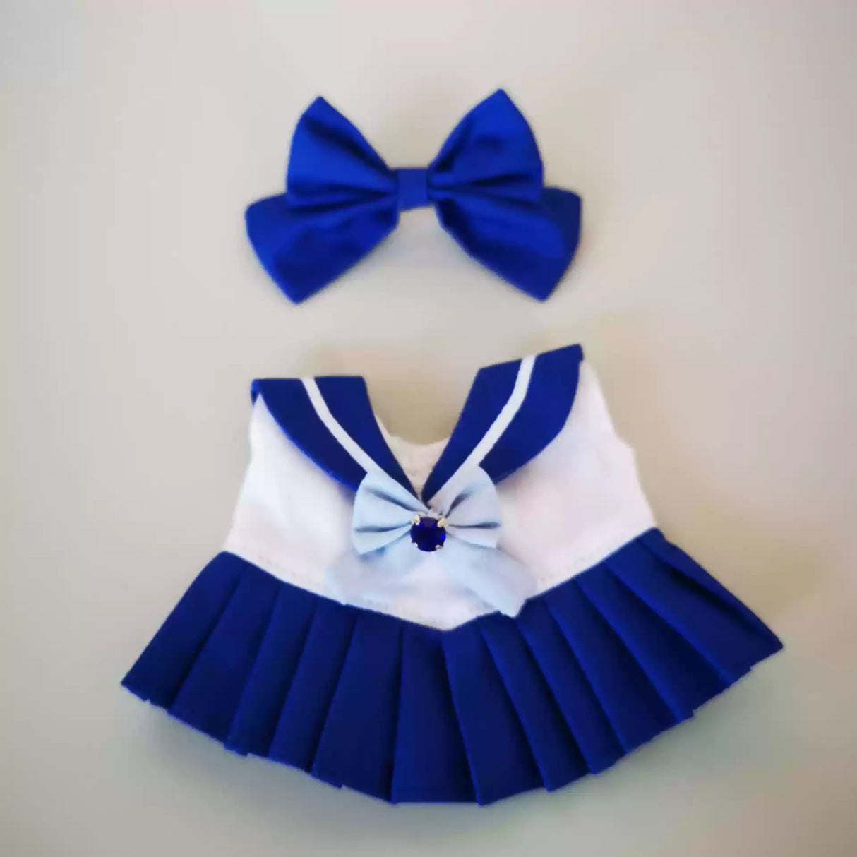 17cm Labubu Clothes V1 Labubu Cute Sailor Uniform Vinyl Doll Labubu Beautiful Cute Kit  Accessories Sitting Party Gifts
