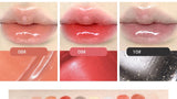 FLORTTE 10-Color Lip Palette Lip Gloss and Lipstick Glossy Moisturizing Pigmented Multifunctional Easy to Apply