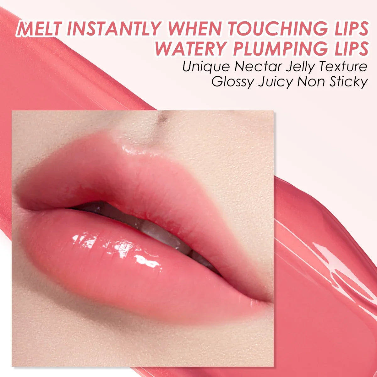 4 Colors Lip Balm Flower Essence Extra Moisturizing Natural Lasting Lip Plumper Non Sticky Lip Gloss Makeup Lip Care Cosmetics