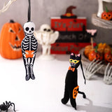 DIY Halloween Hanging Ornaments Fabric Pumpkin Ghost Skull Bewitching Decor Home Party Spooky Season