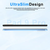 Tablette haute performance Pad 9 Pro 10,1 pouces 2K plein écran 16 Go + 1 To Snapdragon 8 Gen2 Android 13 24MP + 48MP