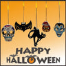 Décorations d'Halloween à suspendre, chat noir effrayant, citrouille, fantôme, tête de mort, chapeau de sorcière, chauve-souris, petits pendentifs, accessoires de décoration de vacances délicats