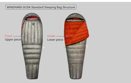 AEGISMAX Wind Hard Dusk Upgrade 7D Nylon DWR 800FP Ultra Dry Down Pro Ultralight Sleeping Bag Camping and Hiking for Men & Women - Lootquake
