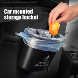 Botes de basura para automóviles Botes de basura compactos para vehículos Contenedor de basura Accesorios para el interior del automóvil Organizadores multiusos a prueba de fugas y