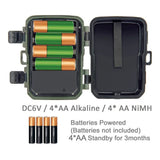 Cámara de caza de 24 MP y 1080P para exteriores, vigilancia, visión nocturna, trampas fotográficas