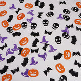 100 pieces Halloween party theme decoration supplies, Halloween confetti for decoration items on the table, Halloween table set