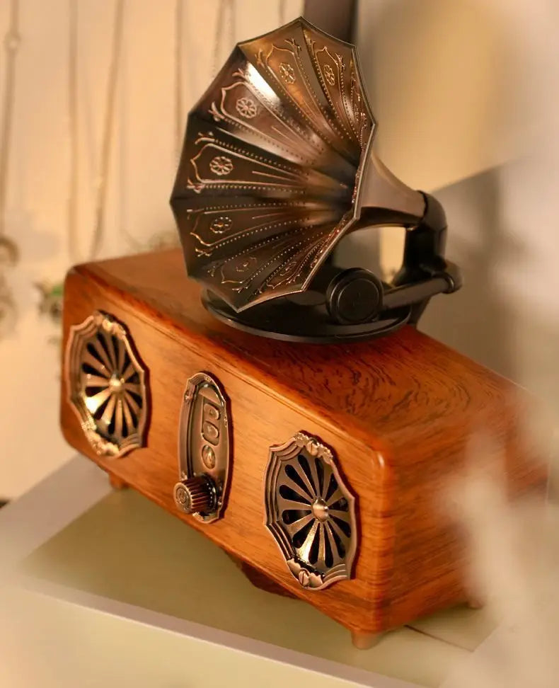 El altavoz Bluetooth AS36 cuenta con radio FM multifuncional retro de alta calidad, sistema de audio inalámbrico de alto volumen y subwoofer. Regalo.