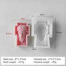 Portrait Face Silicone Mold Jesus Sculpture Cross Aroma Candle Resin Plaster Ornament Mold Home Decor Crafts Making Mould