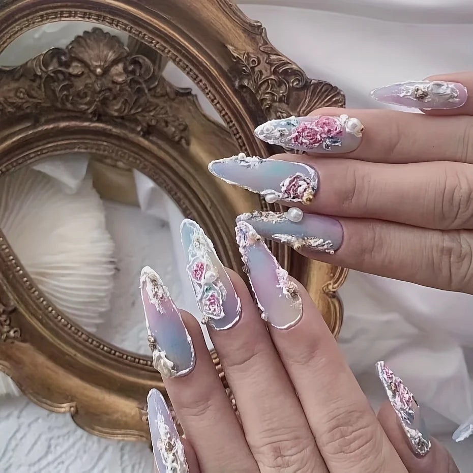 6 Colors Gel Nail Art Plaster Effect 3D Sand Texture No Need Top Coat Gel Polish UV Nail Polish Lacquer Varnish
