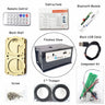 Kit de altavoz Bluetooth para bricolaje, electrónica, proyecto de soldadura, práctica de soldadura, ensamblaje, kit electrónico para bricolaje, componente, altavoces de 2 x 3 W