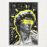 1pc-Statue David Graphic Designer Poster Paper Print Home Living Room Bedroom Entrance Bar Cafe Art Painting Decor