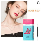 20cs/Set Liquid Lipstick Non-Stick Cigarette Tattoo Swab Cotton Makeup Waterproof Moisturizing Lip Gloss Portable Design Ko M6Y4
