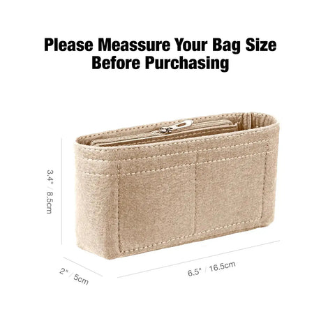 Felt Insert Bag Organizer Bag In Bag For Handbag Purse Organizer for Longchamp Mini Shoulder Bag - Lootquake
