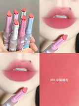 Flortte Wackky Lipstick Love Solid Labial Mucus Moisturizer Velvet Foggy Surface Long Lasting Lovely Girl