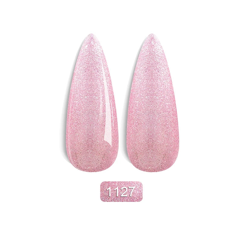 Rainbow Ghini Ultra Shiny Glitter Gel Nail Polish Semi-permanent Gellack UV Varnish Gold Silver Metal Gel Nail Art Wholesale Top