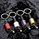 Personalized Keychain Creative Metal Mini Car Parts Manual Transmission Auto Keyring Accessories Key Ring Chain Men Lover Gift - Lootquake