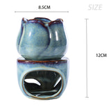 Tulip Ceramic Essential Oil Incense Burner Candle Oil Incense Burner Home Fragrance Accessories home decorations