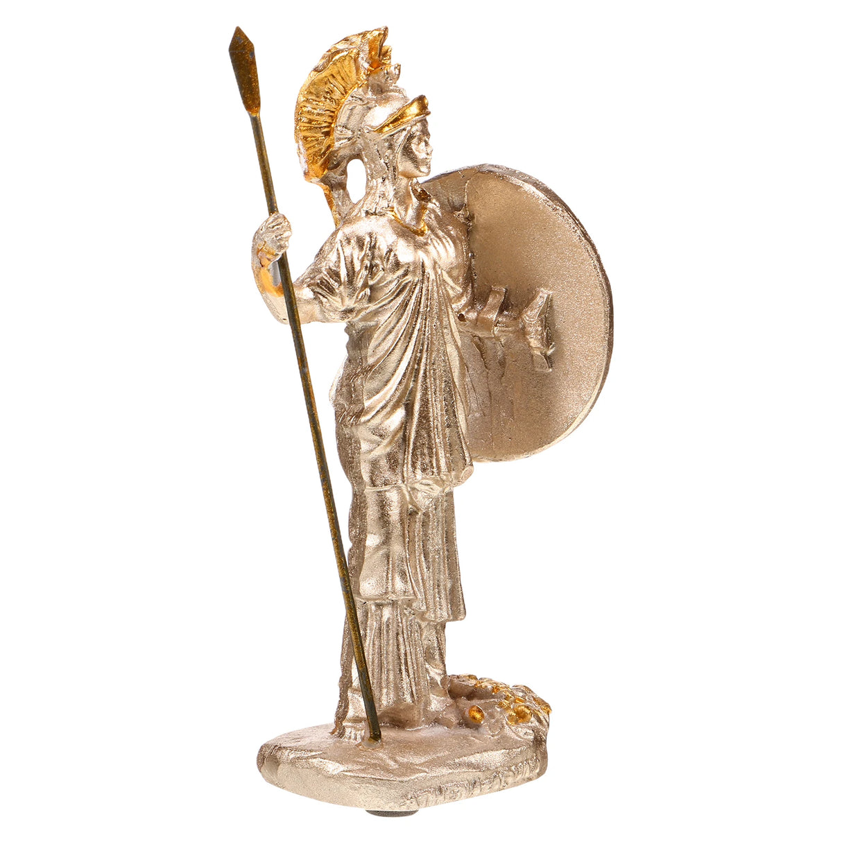 Textile Goddess of Wisdom and War Statue Athena Greek Mythology Figurine Sand Set