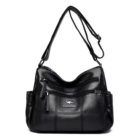 Small PU Leather Saddle Armpit Bags for Women 2024 Summer Chain Shoulder Crossbody Bag Ladies Vintage Underarm Handbags bolsa - Lootquake