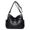 Small PU Leather Saddle Armpit Bags for Women 2024 Summer Chain Shoulder Crossbody Bag Ladies Vintage Underarm Handbags bolsa - Lootquake