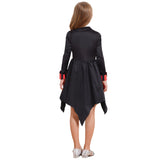 Kids Girls Gothic Vampire Costume