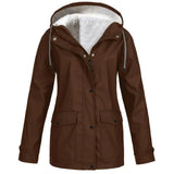 Women's Ski Jacket Warm Winter Snow Coat Waterproof Windbreaker Hooded Raincoat Snowboarding Jackets - Lootquake