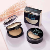 Polvos hidratantes naturales 2 en 1 para rostro, base suave, polvos compactos, maquillaje, corrector, cobertura de poros, blanqueamiento e iluminación.