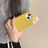 Funny Rilakkuma Bear Sandwich Biscuit Case Soft Silicone Phone Case