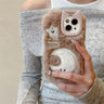 Soft Plush Cute Star Moon Phone Case