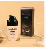 LAIKOU Base de maquillaje líquida hidratante de larga duración, cosmética facial, iluminadora natural, tono base, maquillaje, 30 ml