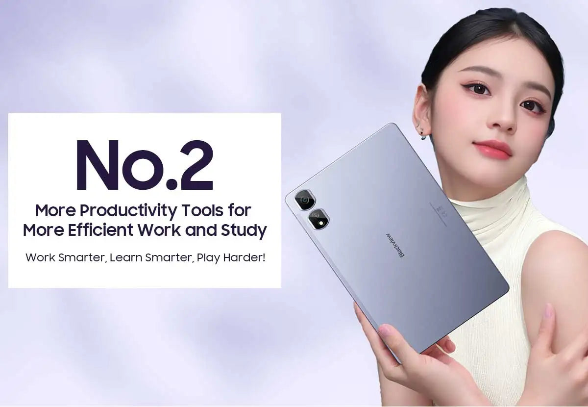 Tablette PC Blackview Tab 16 Pro 11'' FHD+ T616 Octa Core 24 Go (8+16) RAM 256 Go ROM 7700 mAh 4G Tablettes Android 14