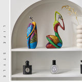Creative Abstract Home Decor Character Sculpture Living Room Modern Art Dolls Desktop Decorations Accessories Gifts