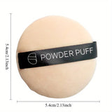 Makeup Puffs for Flawless Foundation Application - Portable and Reusable Sponge for Liquid, Cream, and Powder