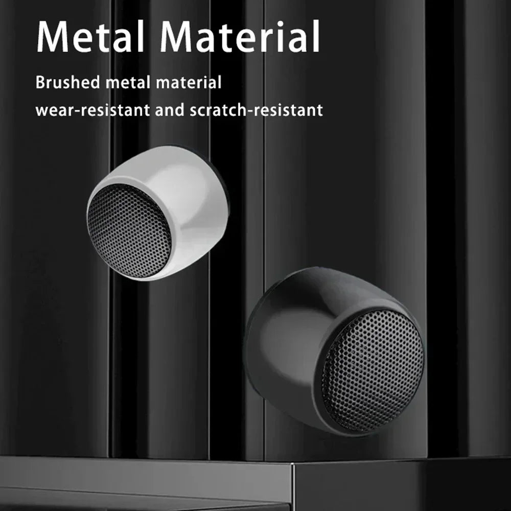 Mini haut-parleur Bluetooth, son HD avec basses, le plus petit haut-parleur sans fil pour téléphone, PC, tablette, avec bouton selfie, fonction d'appel, mignon