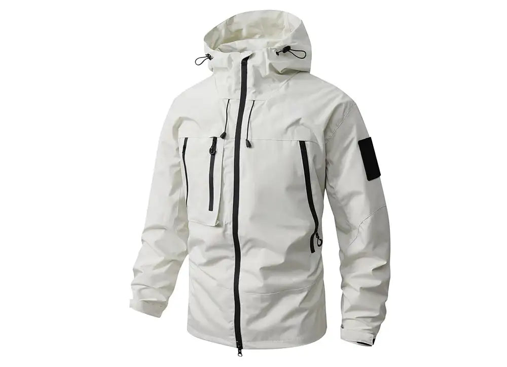 Autumn Men's Mountain Ski Jackets Outdoor Windbreaker Hiking Hooded Coats for Men Climbing Waterproof Jackets Raincoat Clothing - Lootquake