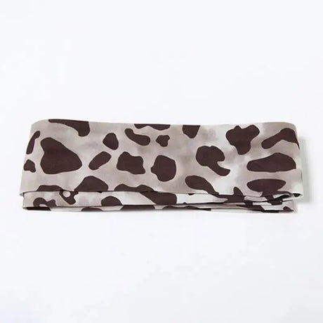 Women's Sleeveless Top Summer Fashion Leopard Print Slim Strapless Backless Scarf Tube Tops Retro Sexy Vest - Lootquake