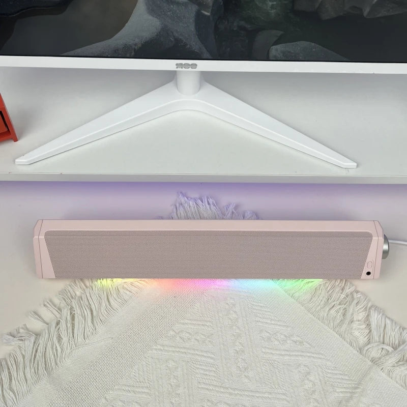 Altavoces Bluetooth para juegos, subwoofer USB portátil, sonido estéreo envolvente, amplificadores, barra de sonido, altavoces de escritorio para PC