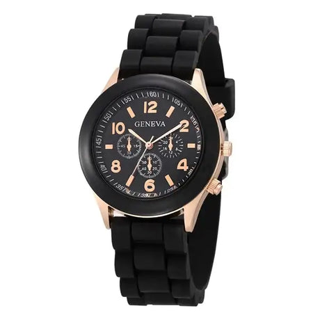 Watch Hot Sales Geneva Brand Silicone Women Watch Ladies Fashion Dress Quartz Wristwatch Female Watch Montre Relogio Feminino - Lootquake