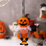 Halloween Hanging Decor - Spooky Black Cat Pumpkin Ghost Skull Ornament for Home Party