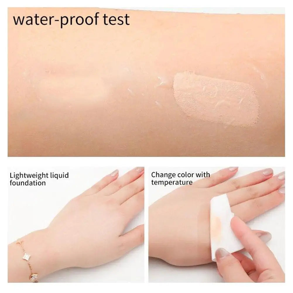 Base de maquillaje líquida que cambia de color, disimula arrugas y líneas de expresión, crema BB, corrector, prebase hidratante, para todo tipo de piel, FPS 15.