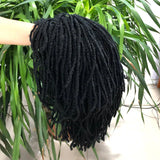 10" Ombre Dreadlock Wig | Sister Locs | Faux Locs Crochet Braids | Synthetic Twist Hair