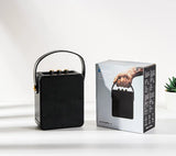 Altavoz Bluetooth inalámbrico pequeño, portátil, para exteriores, con barra de sonido de graves