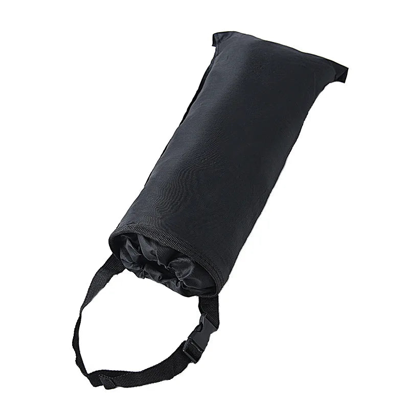 Car Garbage Bin Oxford Cloth Black Auto Trash Bag Hanging Seat Back Storage Bag Trash Can Organizer Accessories Interior