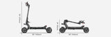 Trottinette électrique Yume Hawk Pro 6 000 W à double moteur, accélérateur au pouce, écran NFC, vitesse maximale : 85 km/h, batterie 60 V-30 AH, autonomie maximale : 100 km