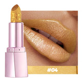 Glitter Shimmer Lipstick,Pearlescent Glow,High-Shine Moisturizing Lipstick Long-Lasting & Non-Sticky Lip Glaze Pearl Sexy Makeup
