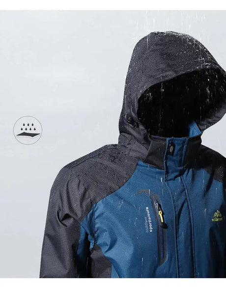 Men Autumn Jacket Camping Hiking Trekking Windbreaker Waterproof With Hood Spring Outdoor Sports Travel Climbing Coats - Lootquake