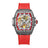 Luxury men's watch onola plastic transparent hollow full automatic mechanical watches men waterproof clock - Lootquake