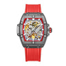Luxury men's watch onola plastic transparent hollow full automatic mechanical watches men waterproof clock - Lootquake