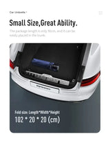 Car Umbrella Semi-Automatic Awning Tent Auto Smart Insulated Cover Outdoor Waterproof Folded Portable Canopy Cover Sun Shade - Lootquake